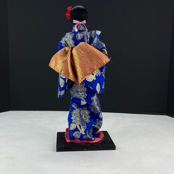 Vintage Japanese Geisha Kimono Doll 14" - Picture 7 of 11
